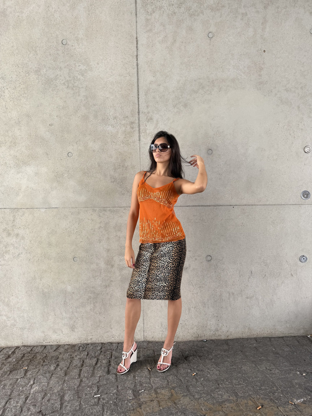 Oranges Mesh-Top